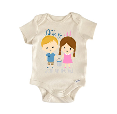 Jack & Jill Went Up Hill Newborn Baby Onesie  Bodysuit