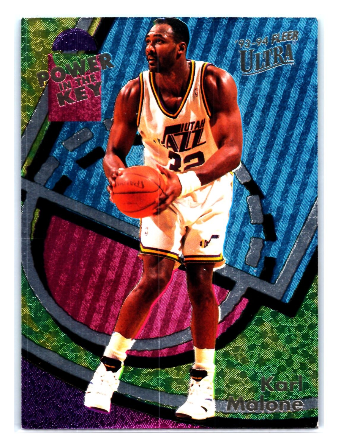 Karl Malone 1993 Fleer Ultra #3 Power in the Key Price Guide