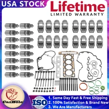 Engine Head Gasket & Rocker Arm+Valve Lifter For GMC Chevy Buick Pontiac 2.4L L4
