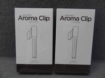 LOT (2) NEW doTerra Aroma Clip Diffuser Pack Vent Clip Car Scent Fragrance Truck