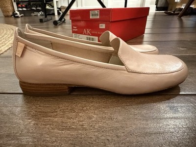 Anne Klein Maxine Women s Loafer Us 5.5 Blush Leather Slip On