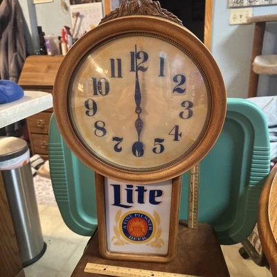 Miller Lite Clock for sale | eBay