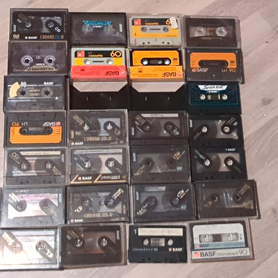BASF Konvolut Musikkassetten T.O.P   Africa, Chrome Super II, LH 60/90
