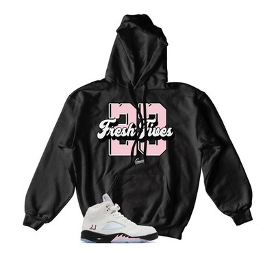 Sweatshirt To Match Retro 5 Soft Pink Outfits - Fresh Fives Hoodie