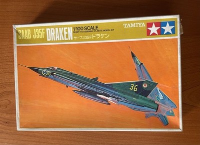 1/100 TAMIYA Saab J35F  Draken  in OVP versiegelt