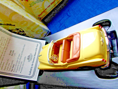 Matchbox 1/43 Scale Diecast DYG04-M - 1953 Buick Skylark - Yellow
