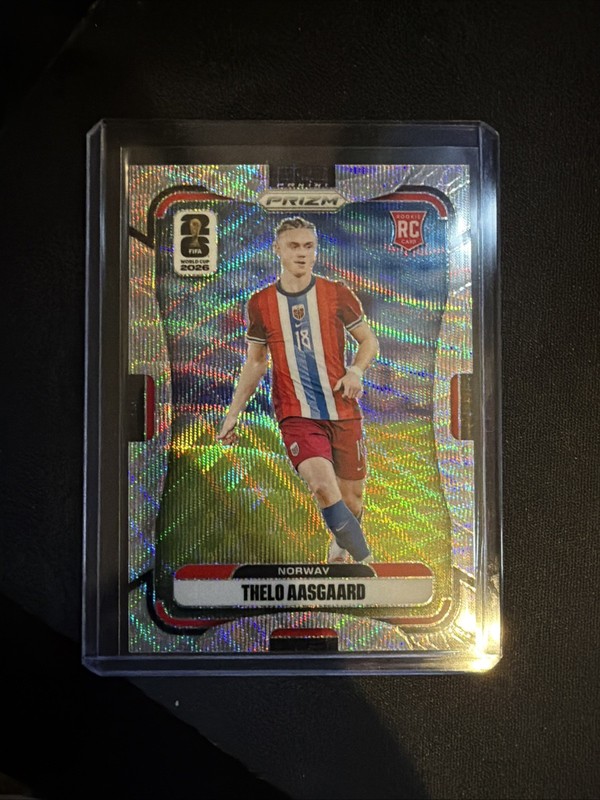 2026 World Cup Rookie #331 Thelo Aasgaard Norway  Wave Prizm