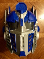 Transformers Optimus Prime Cosplay Helmet Mask Adjustable Blue Silver