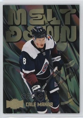 2023-24 Skybox Metal Universe Meltdown Gold 63/99 Cale Makar #M1 1ik9