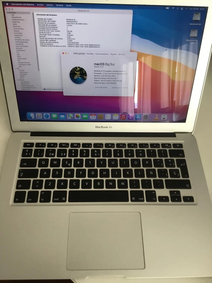 Apple MacBook Air 13" · i5 5th gen 1.8 GHz · 8GB · 128GB, foto 2 de 2