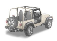 Bestop 51790-35 Upper Fabric Half Doors Black Diamond Front For Jeep Wrangler Bestop 51790-35 Upper Fabric Half Doors Black Diamond Front For Jeep Wrangler