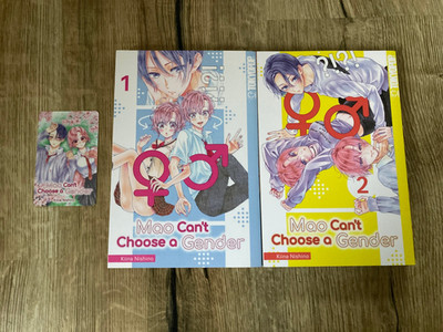 Mao can't choose a gender Band 1-2 inklusive Shoco Card Tokyopop Manga