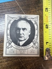 1941 Manischewitz Hi-Loaf Bread Card #58 Warren G Harding USA President