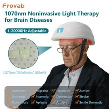 PBM Brain Therapy Helmet 1070nm Infrared Light Therapy for Parkinson Alzheimer