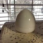 Vintage Art Deco White Milk Glass Acorn Bullet Shade 3 1/8” Fitter 5” Tall