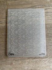 Sizzix Impressions texturées fleurs treillis gaufrage dépliant papier/argile artisanat