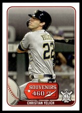 2021 Topps Big League Souvenirs Christian Yelich Milwaukee Brewers #SO-18