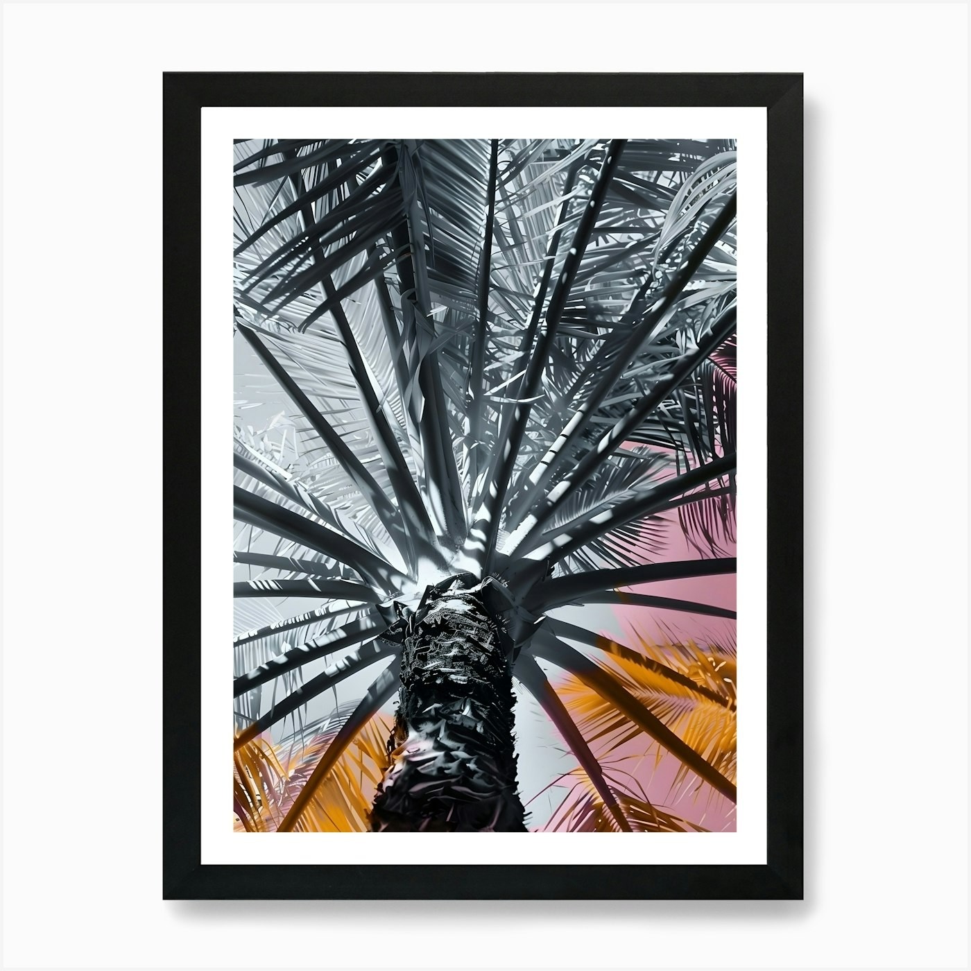 Palm Tree 8 Framed Art Print Canvas Wall Decor Poster Picture  