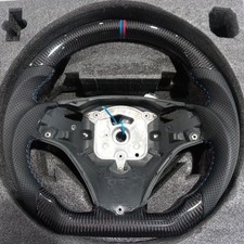For 2005 Bmw 328i 335i 320i E90 M3 E91 E92 Carbon Fiber Flat Steering Wheel Ssg