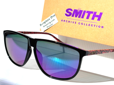 スモーキーファントムポリッシュレインボー入とても珍しい Smith Optics MONO LAKE Wild Child ChromaPop POLARIZED Violet