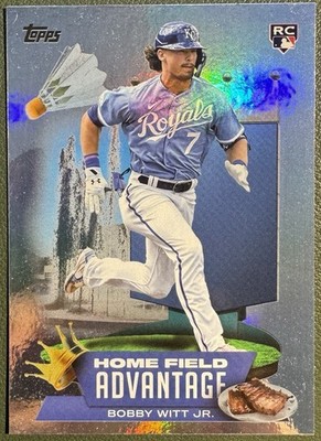 2022 Topps Update Bobby Witt Jr. Home Field Advantage #HA-21 ROOKIE RC