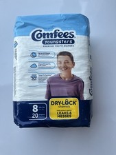 Comfees Youngsters Premium Youth Diapers Size 8 20 Count Dry-LOCK Channels