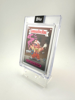 Topps Garbage Pail Kids  ~ Make Your Mark ~ numbered #10/21 ~  Slabbed HoloFoil