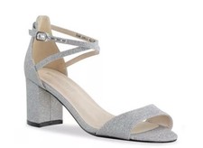 Touch Ups By Benjamin Walk Jackie Sandal In Silver Metallica Size 7.5