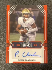 2022 Leaf Draft Autographs Red #BA-PC1 Pierce Clarkson (AU, RC) *1D