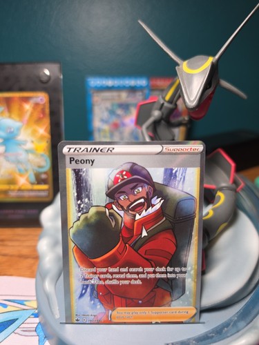 2021 Pokémon TCG Chilling Reign Peony Full Art 197/198 Ultra Rare One Owner