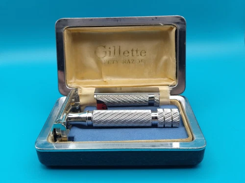 Gillette Aristocrat #66 Rodium Plated - Vintage De Razor - Imagen 2 de 15