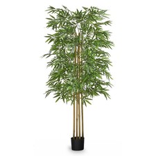 Maia Shop Artificial Bamboo Tree 5ft Tall Tropical Home Decoration, 60 In Used 