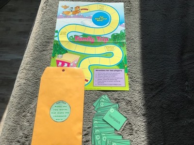 Family Trip! Compound words  lang arts teacher game resources 2nd grade