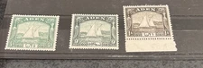 ADEN 1937 SG1-3 Dhows  SHORT SET OF 3 TO 1a FINE LM/M