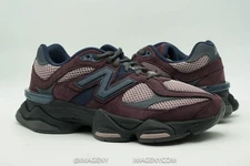 NEW BALANCE 9060 USED SIZE 8 PLUM BROWN ICE WINE U9060RFC