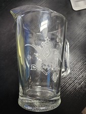 Vintage Anheuser Busch Budweiser Glass Pitcher