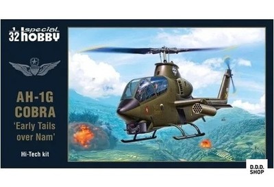 1/32 Bell AH-1G Cobra Vietnam Early Tail Type High Tech
