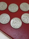 Lot Of  6 Kennedy half dollar 1966, 1967 And 1968 Circulated