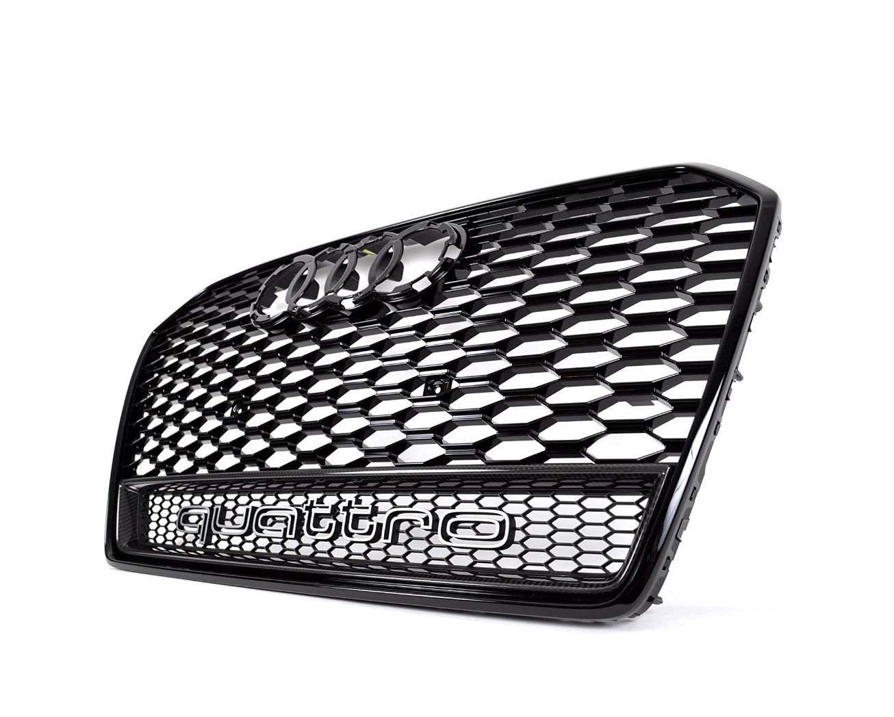 Audi Original Rs6 Radiator Grill With Quattro Logo Alu Matt 