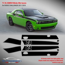 DODGE Challenger T/A strisce laterali lunghe 1 colore 2011 - 2019