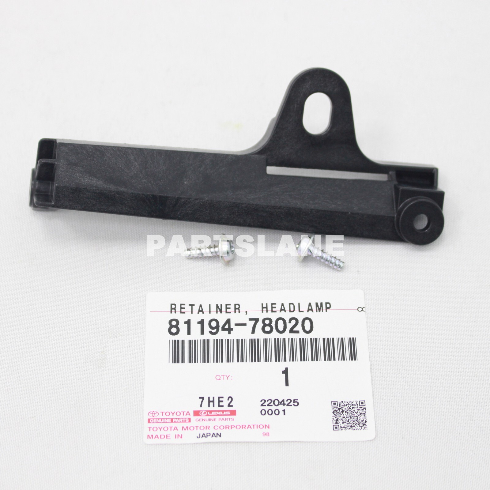 8119478020 Genuine Toyota Retainer Headlamp Protector LWR LH 81194 
