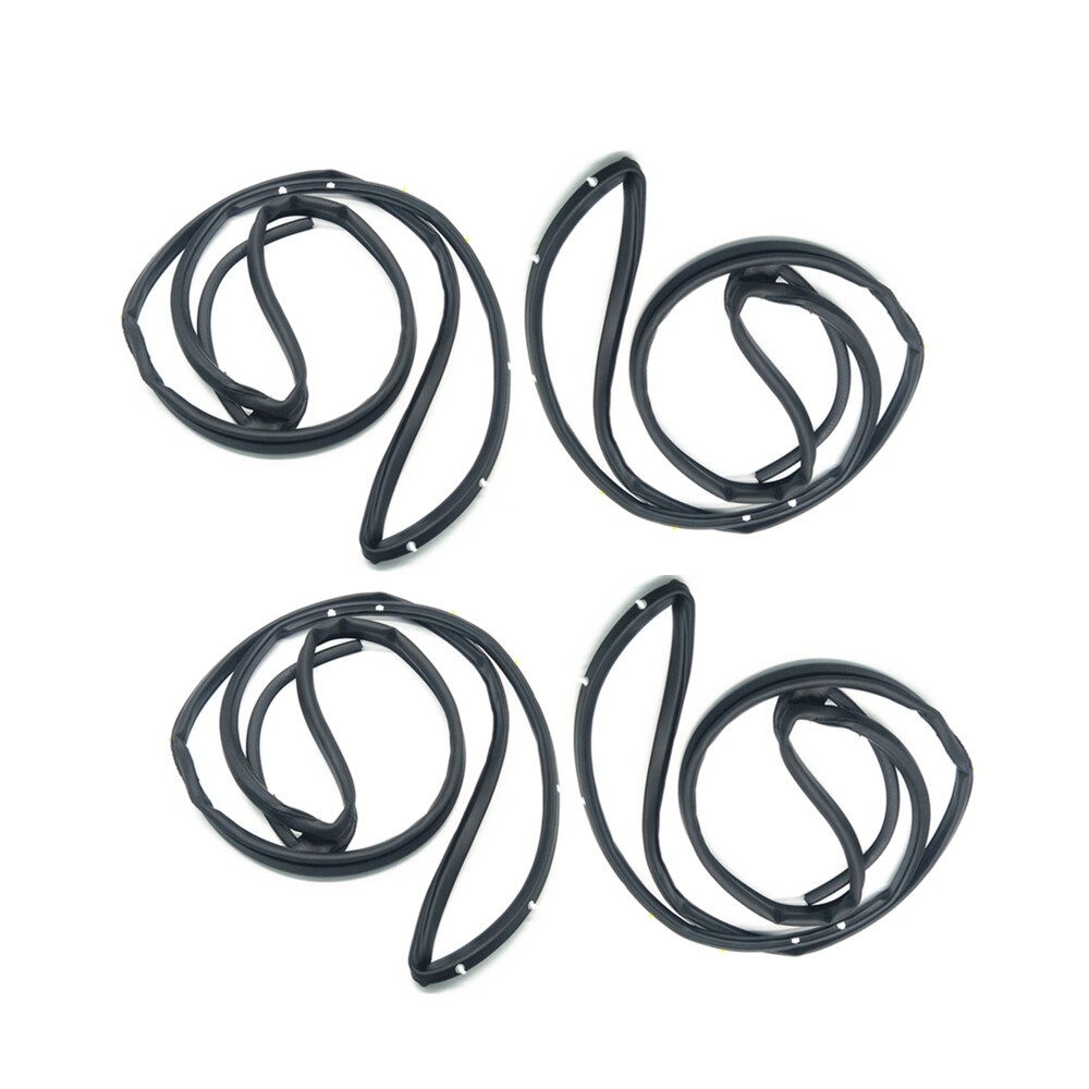 4 PC 4 Doors Open Weatherstripping Seal for Honda CIVIC Sedan 20062011