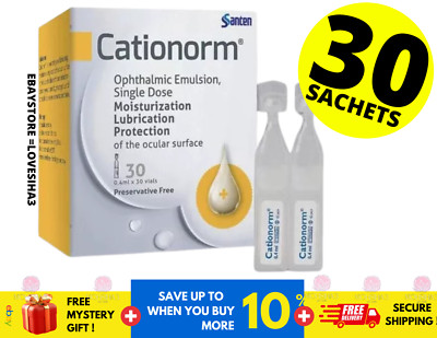 Cationorm Ophthalmic Emulsion 30's X 0.4ml Vial Eye Drops