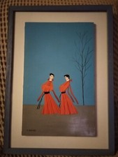 VENIERO CANEVARI, OLIO SU TAVOLA, CM.25X40