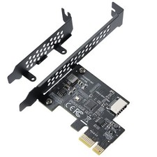 PCI-E 1X to USB 3.2 GEN1 5Gbps Type-E A-Key Expansion CardFront Panel Type-C ...