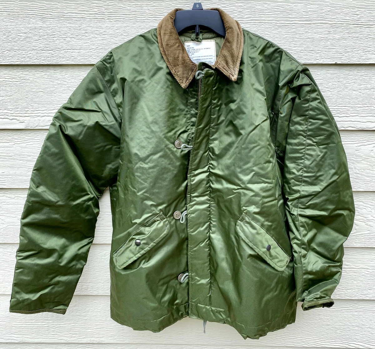 Veste Militaire Vintage Alpha Industries Pour Temps Froid Extrême - Taille M, Vert | Occasion