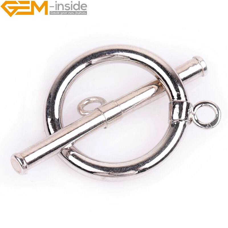 14K Gold Filled Toggle Clasp Necklace Jewellery Making Closures Circle Clasp - Image 3 of 4