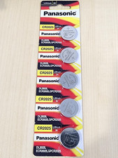 5 pc carded CR2025 DL2025 ECR2025 3v Lithium Battery Expire 2033