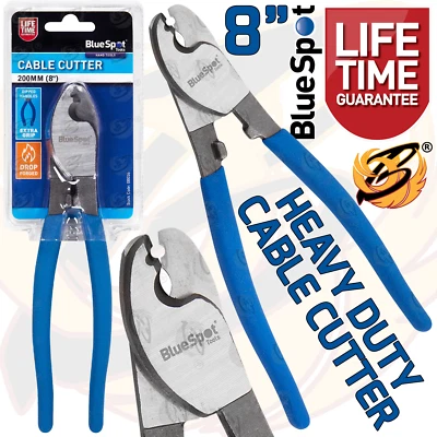 BLUESPOT Heavy Duty 8" 200mm Cable Cutters Electric Wire Copper Cable Cutters Snips