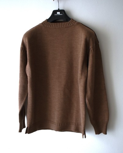 Tom Ford, Tom Ford Vintage Walnut Brown Wool Crew Neck Jumper Size 48 UK 38 Small £1150
